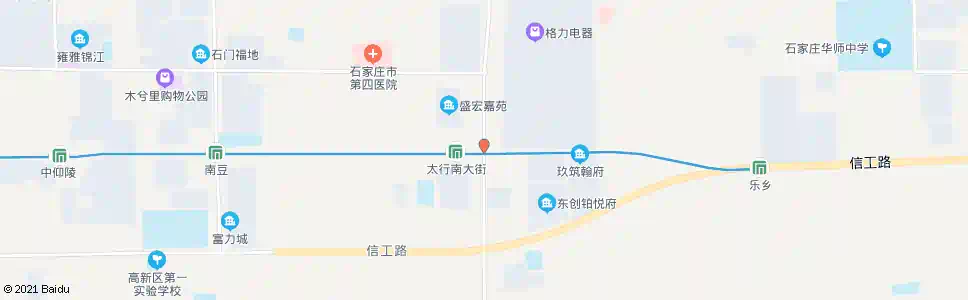 石家庄金沙江道口_公交站地图_石家庄公交_妙搜公交查询2025