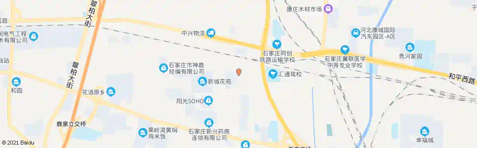 石家庄瑞泰澜庭_公交站地图_石家庄公交_妙搜公交查询2025