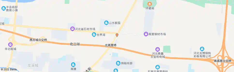 石家庄北高营_公交站地图_石家庄公交_妙搜公交查询2025