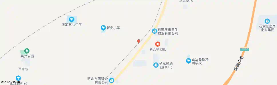 石家庄兴安村西_公交站地图_石家庄公交_妙搜公交查询2025