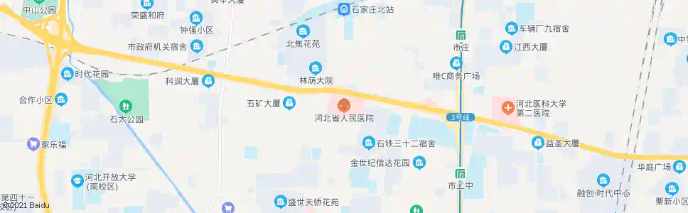 石家庄省医院_公交站地图_石家庄公交_妙搜公交查询2025