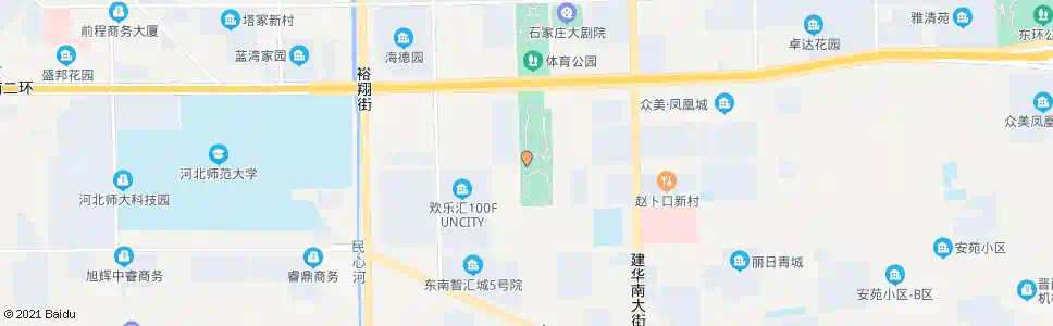 石家庄建华仓裕路口_公交站地图_石家庄公交_妙搜公交查询2025