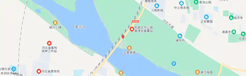 石家庄滹沱河北岸_公交站地图_石家庄公交_妙搜公交查询2025