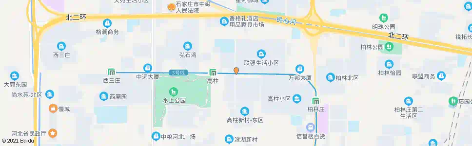 石家庄联强西区_公交站地图_石家庄公交_妙搜公交查询2025