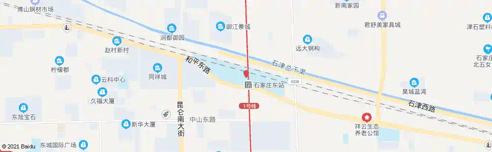 石家庄西洼东_公交站地图_石家庄公交_妙搜公交查询2025