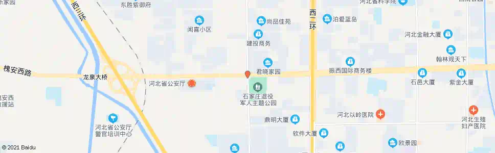 石家庄时光槐安路口_公交站地图_石家庄公交_妙搜公交查询2025