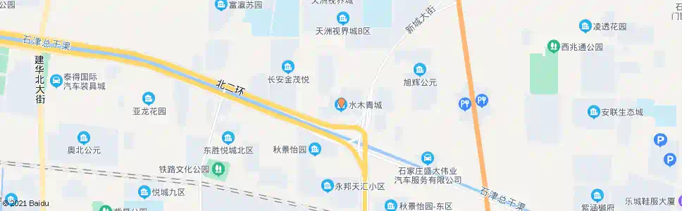 石家庄水木青城_公交站地图_石家庄公交_妙搜公交查询2025