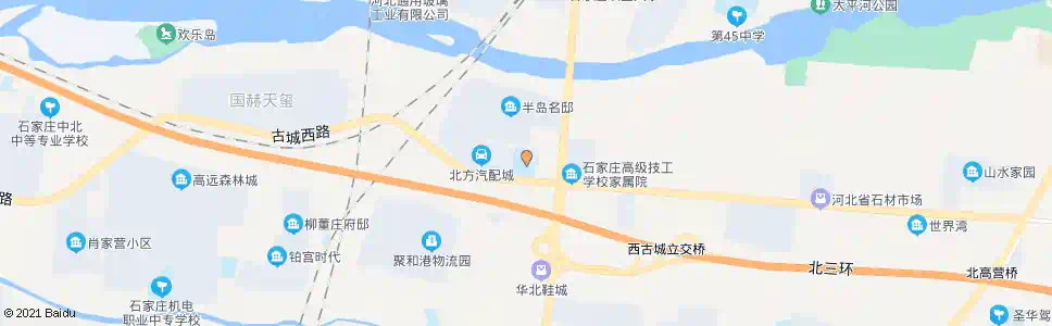 石家庄金柳林外语学校(高级技校)_公交站地图_石家庄公交_妙搜公交查询2025