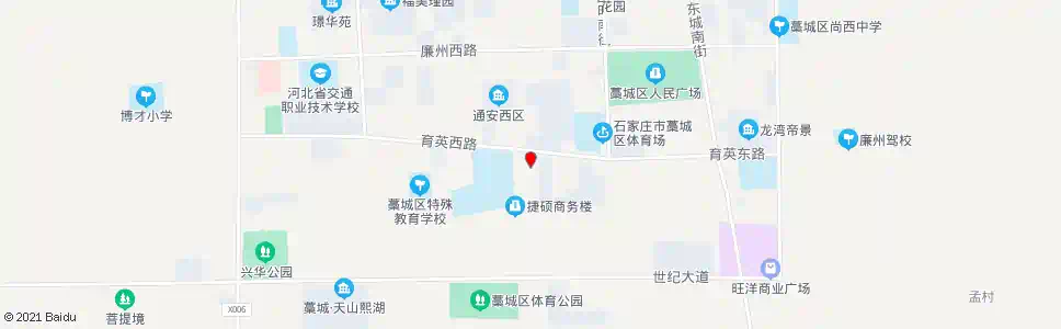 石家庄藁城冀明中学_公交站地图_石家庄公交_妙搜公交查询2025