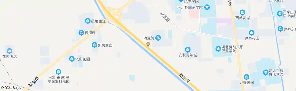 石家庄海龙湾小区_公交站地图_石家庄公交_妙搜公交查询2025