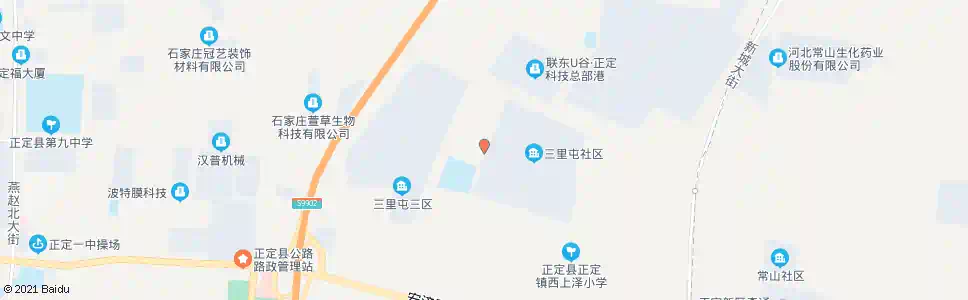 石家庄三里屯办事处_公交站地图_石家庄公交_妙搜公交查询2025