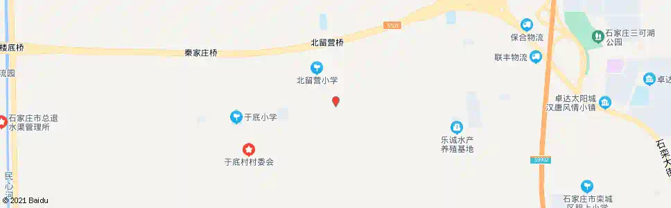 石家庄北留营_公交站地图_石家庄公交_妙搜公交查询2025