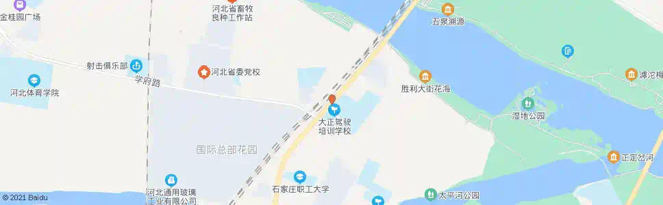 石家庄大正驾校_公交站地图_石家庄公交_妙搜公交查询2025