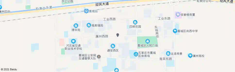 石家庄通安廉州路口_公交站地图_石家庄公交_妙搜公交查询2025