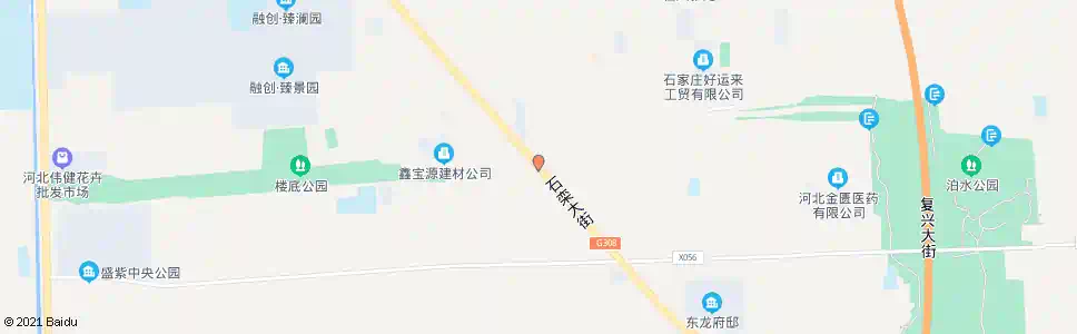石家庄308环城水系_公交站地图_石家庄公交_妙搜公交查询2025
