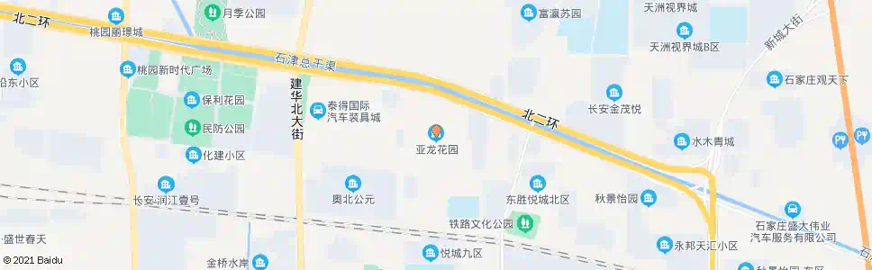 石家庄亚龙花园_公交站地图_石家庄公交_妙搜公交查询2025