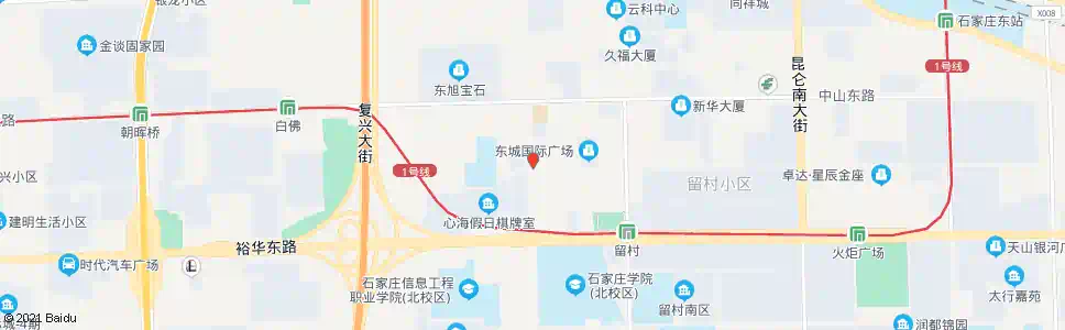 石家庄淮河道西口_公交站地图_石家庄公交_妙搜公交查询2025