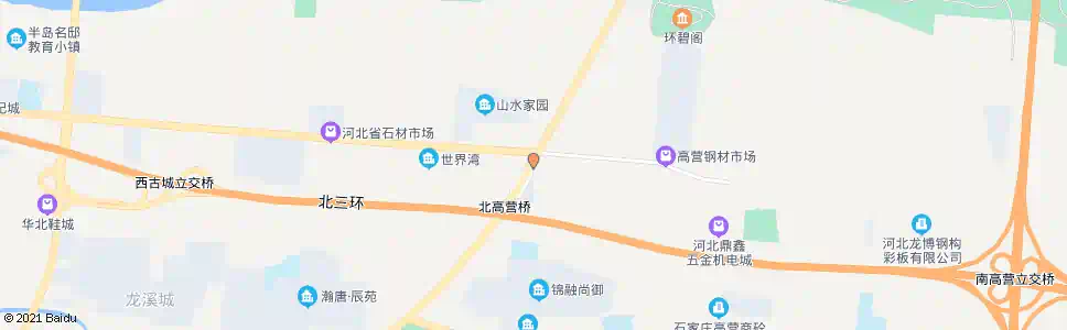 石家庄北高营村委_公交站地图_石家庄公交_妙搜公交查询2025