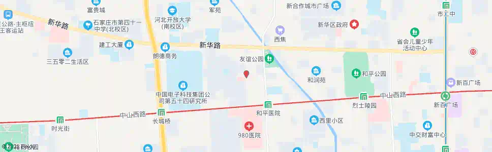 石家庄谊北路西口_公交站地图_石家庄公交_妙搜公交查询2025
