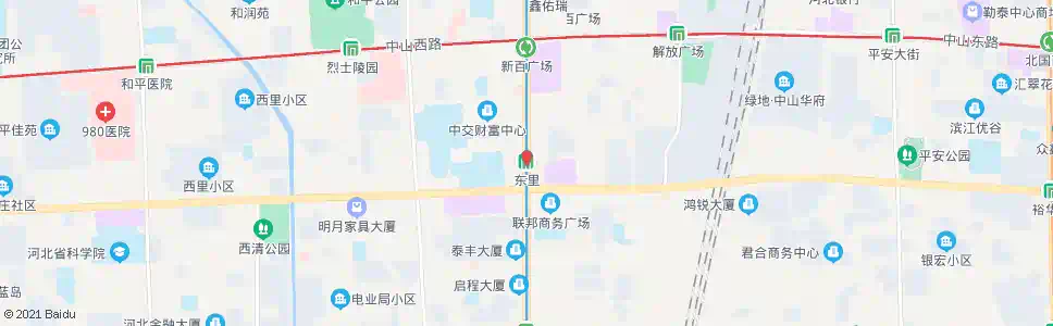 石家庄东里站_公交站地图_石家庄公交_妙搜公交查询2025