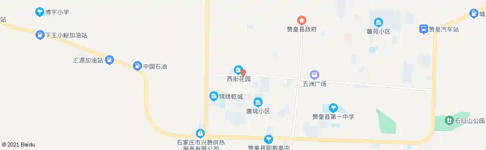 石家庄西街花园_公交站地图_石家庄公交_妙搜公交查询2025