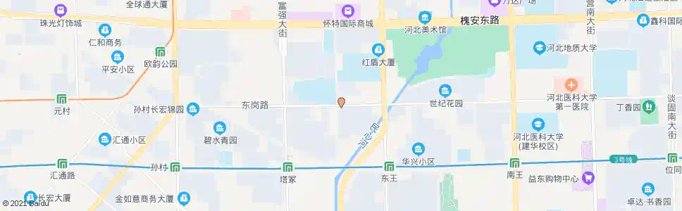 石家庄四十三中_公交站地图_石家庄公交_妙搜公交查询2025