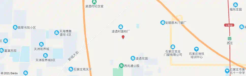 石家庄凌透南_公交站地图_石家庄公交_妙搜公交查询2025