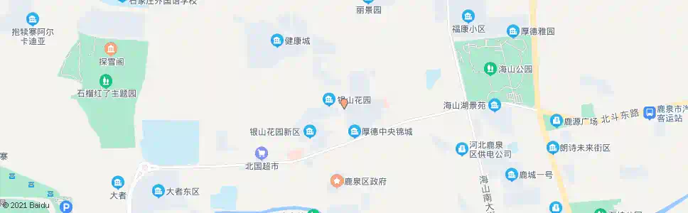 石家庄银山花园_公交站地图_石家庄公交_妙搜公交查询2025