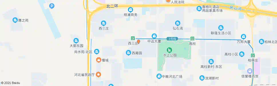 石家庄西芩园_公交站地图_石家庄公交_妙搜公交查询2025