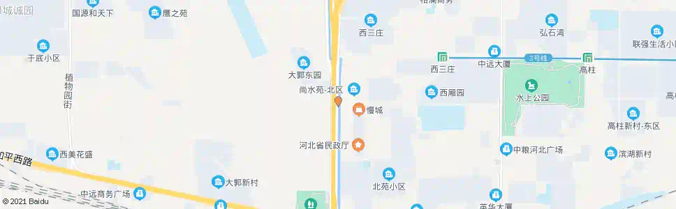 石家庄蓝天桥_公交站地图_石家庄公交_妙搜公交查询2025