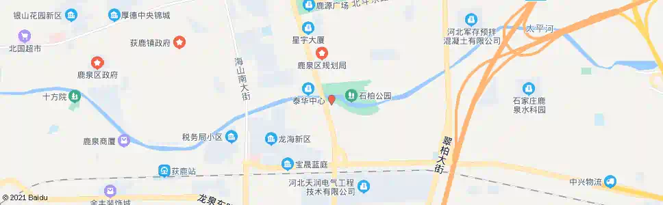 石家庄石柏公园_公交站地图_石家庄公交_妙搜公交查询2025