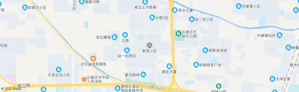 石家庄新苑小区_公交站地图_石家庄公交_妙搜公交查询2025
