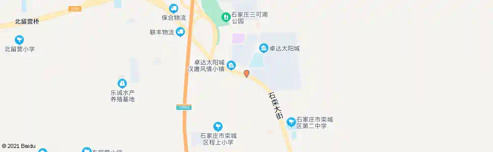 石家庄程上太阳城_公交站地图_石家庄公交_妙搜公交查询2025
