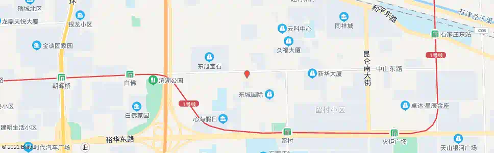 石家庄省二院东院北_公交站地图_石家庄公交_妙搜公交查询2025