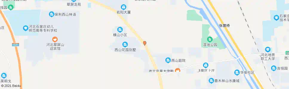 石家庄西山花园_公交站地图_石家庄公交_妙搜公交查询2025