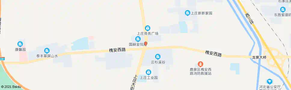 石家庄上庄镇中学(观峰嘉邸)_公交站地图_石家庄公交_妙搜公交查询2025