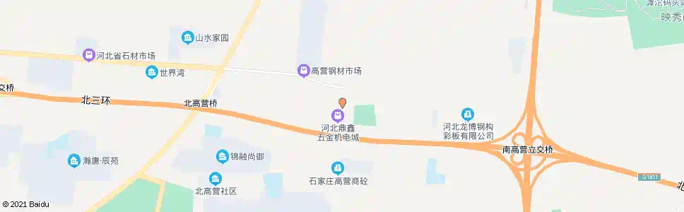 石家庄高营大街北口_公交站地图_石家庄公交_妙搜公交查询2025