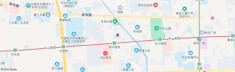 石家庄十九中_公交站地图_石家庄公交_妙搜公交查询2025