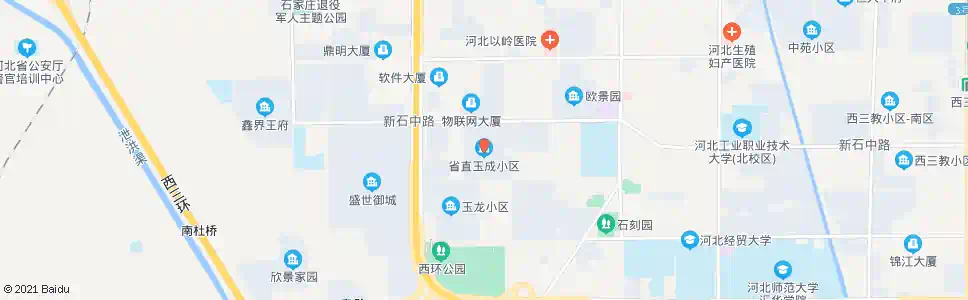 石家庄玉成小区_公交站地图_石家庄公交_妙搜公交查询2025