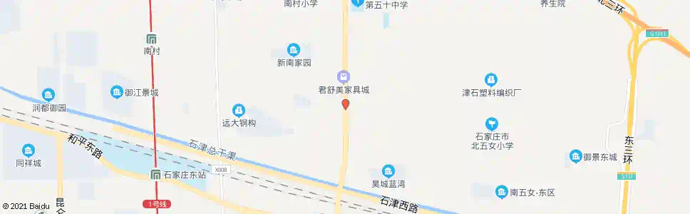 石家庄韩氏家具城_公交站地图_石家庄公交_妙搜公交查询2025