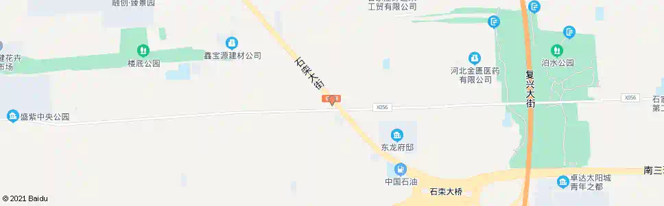 石家庄许营(X017)_公交站地图_石家庄公交_妙搜公交查询2025