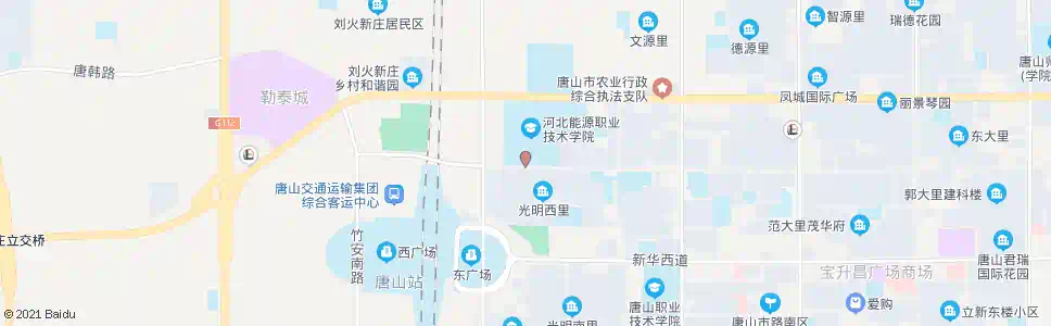 唐山河北能源学院南门_公交站地图_唐山公交_妙搜公交查询2025