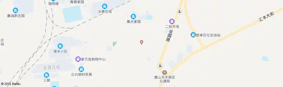 唐山小翟庄(花园路)_公交站地图_唐山公交_妙搜公交查询2025