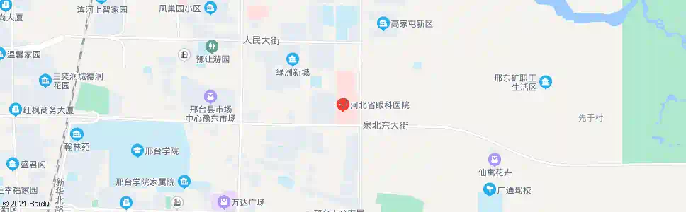 邢台眼科医院南院区_公交站地图_邢台公交_妙搜公交查询2025
