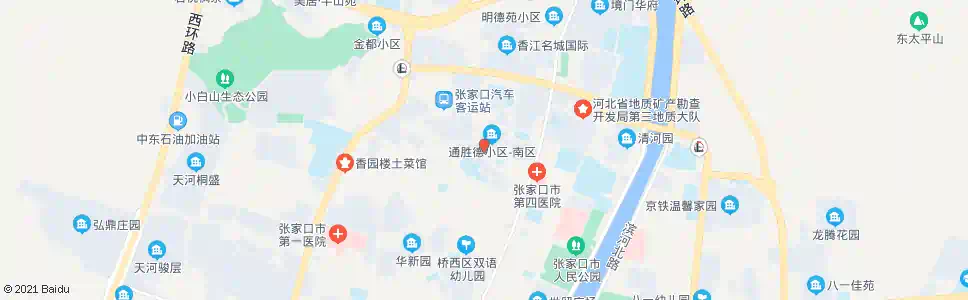 张家口西沙河_公交站地图_张家口公交_妙搜公交查询2025