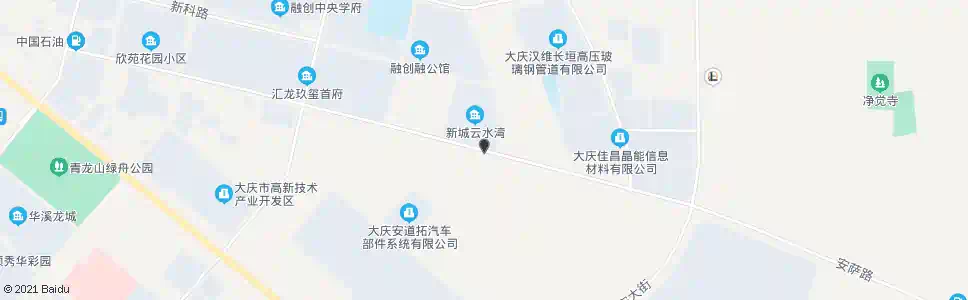 大庆云水湾_公交站地图_大庆公交_妙搜公交查询2025