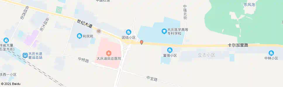 大庆大庆医专西站_公交站地图_大庆公交_妙搜公交查询2025