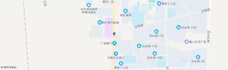 大庆乘风工行_公交站地图_大庆公交_妙搜公交查询2025