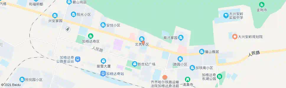 大兴安岭老干部局_公交站地图_大兴安岭公交_妙搜公交查询2025
