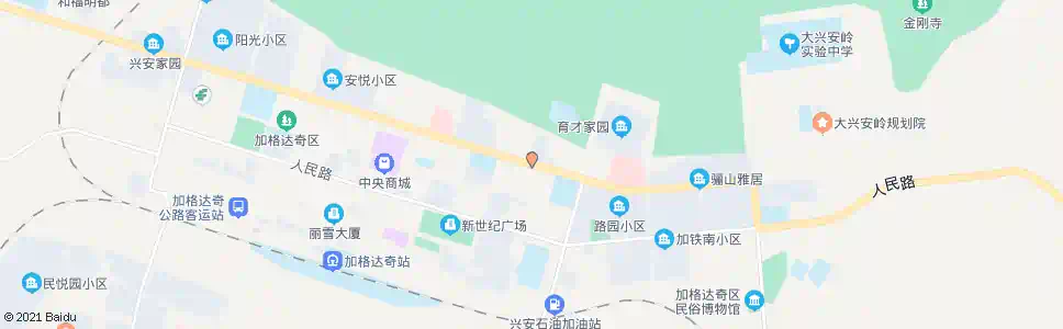 大兴安岭北山宾馆_公交站地图_大兴安岭公交_妙搜公交查询2025